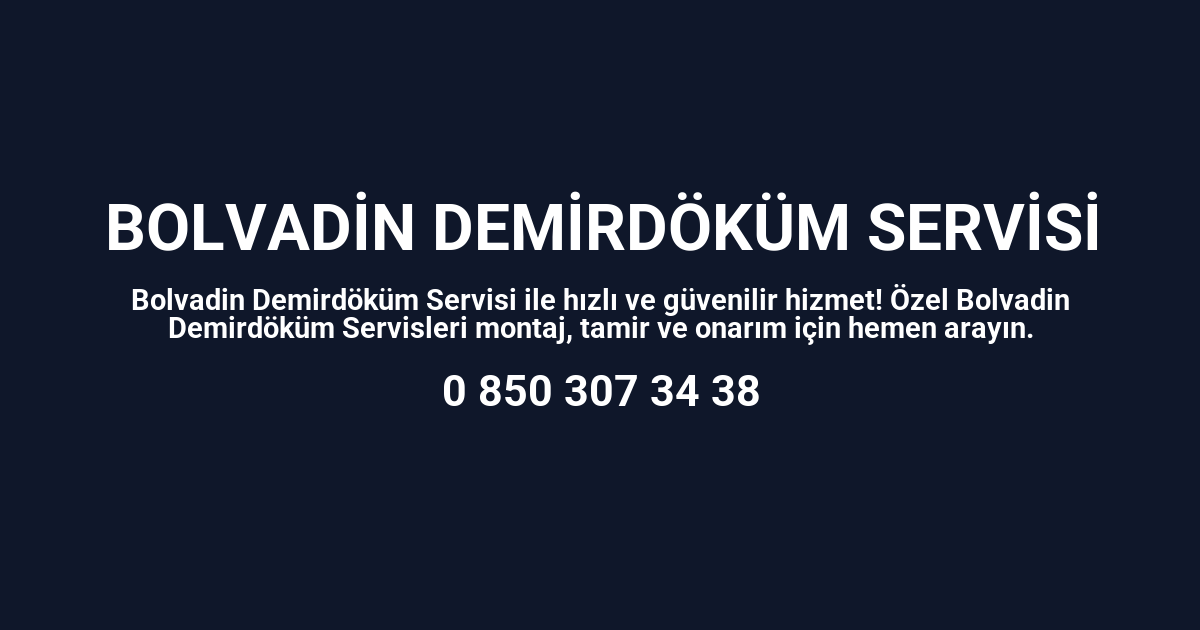 Bolvadin Demirdöküm Servisi